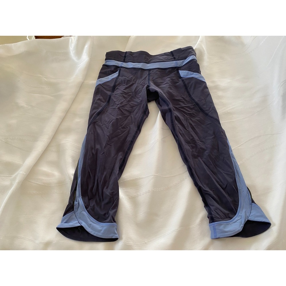 Lululemon Chase Me Crop II, Cadet Blue/Lullaby (6)